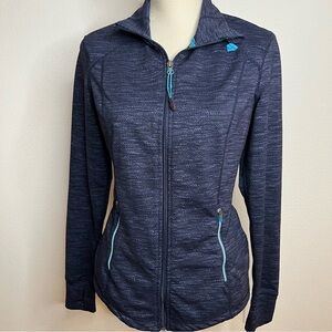 TANGERINE Athletic Running Zip Up Jacket Thumb Holes Women's Small